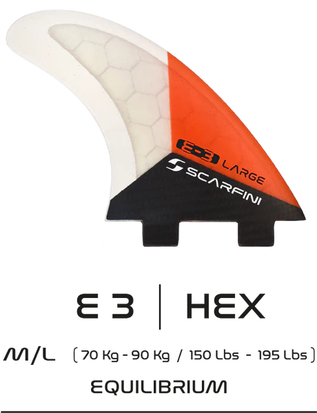 Scarfini Hex Thruster Fins Twin Tab