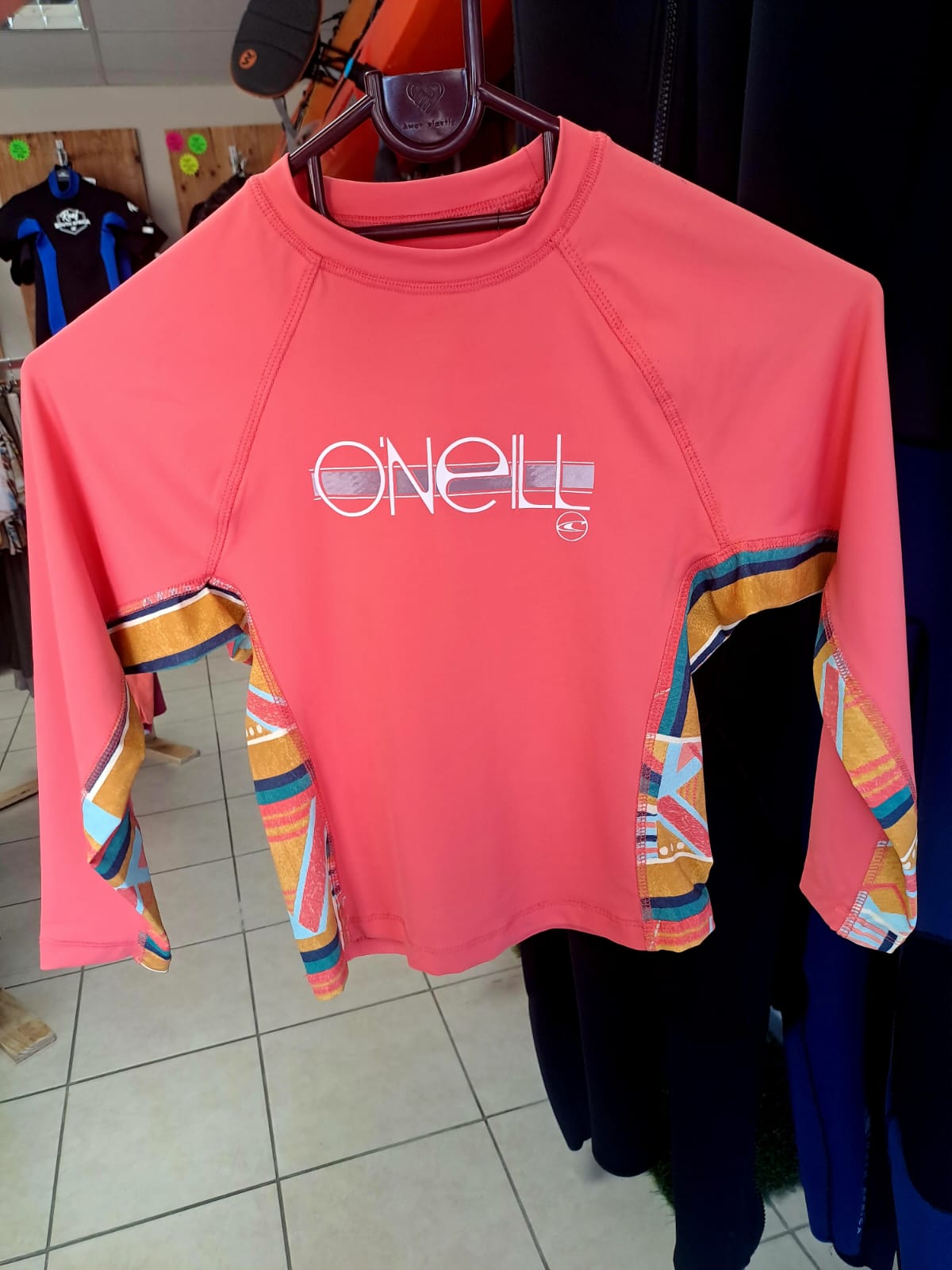 O'Neill Girls Long Sleeve Rash Gaurd 50+