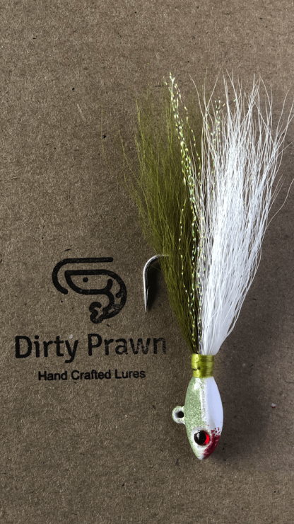 Dirty Prawn Bucktail Jig Classic Olive